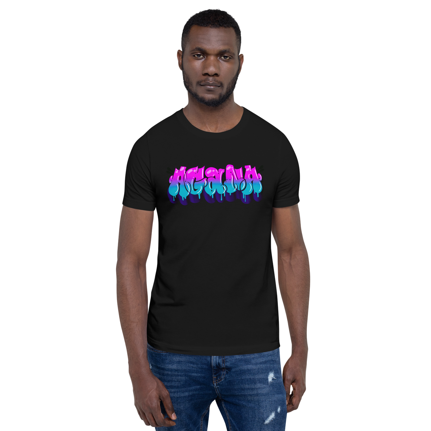 "AGANA BUBBLE DRIP" Unisex T-shirt