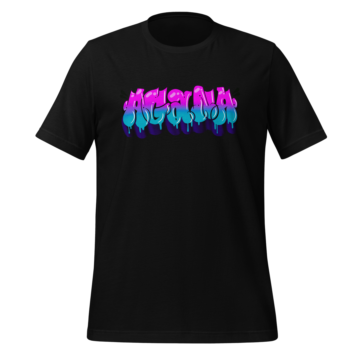 "AGANA BUBBLE DRIP" Unisex T-shirt