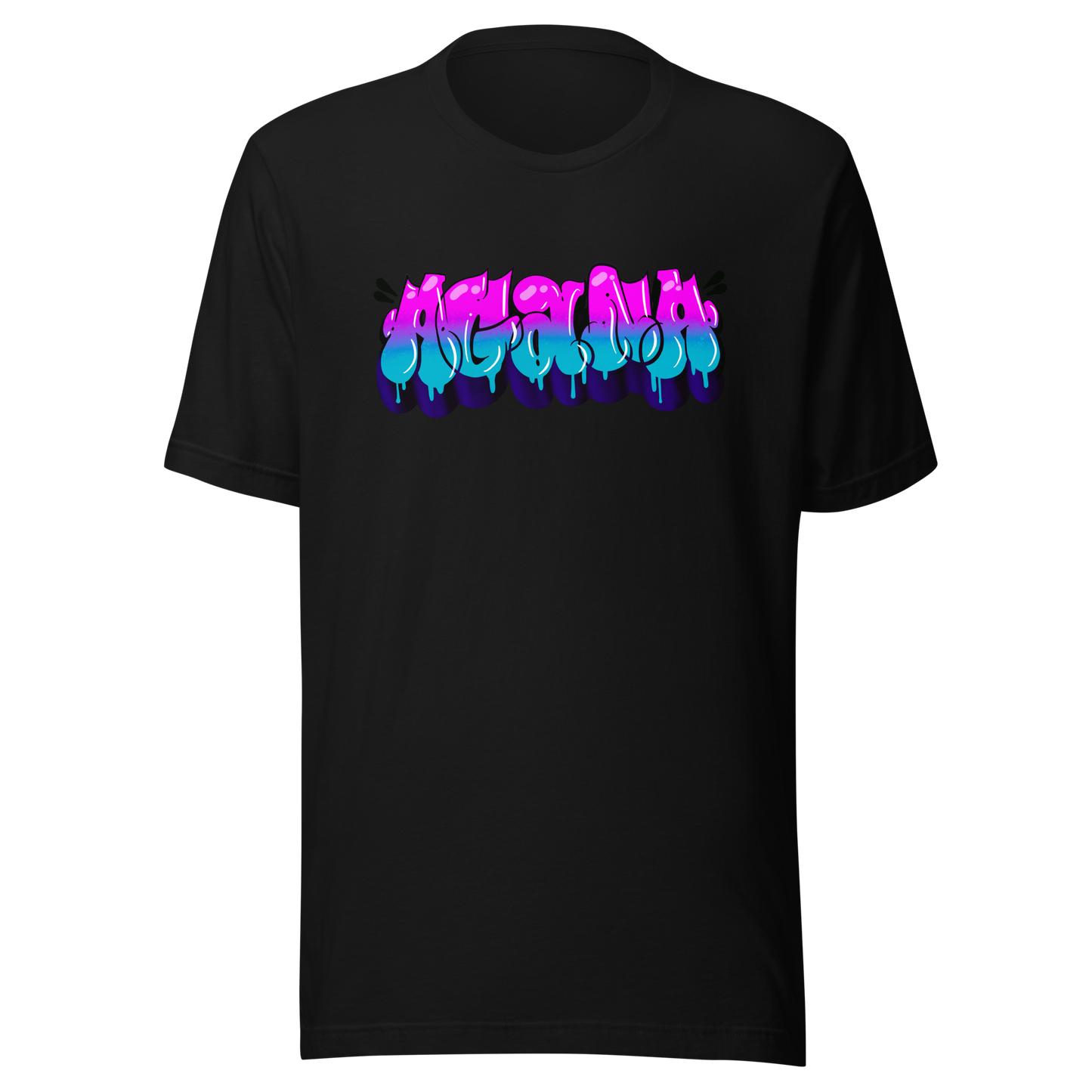 "AGANA BUBBLE DRIP" Unisex T-shirt