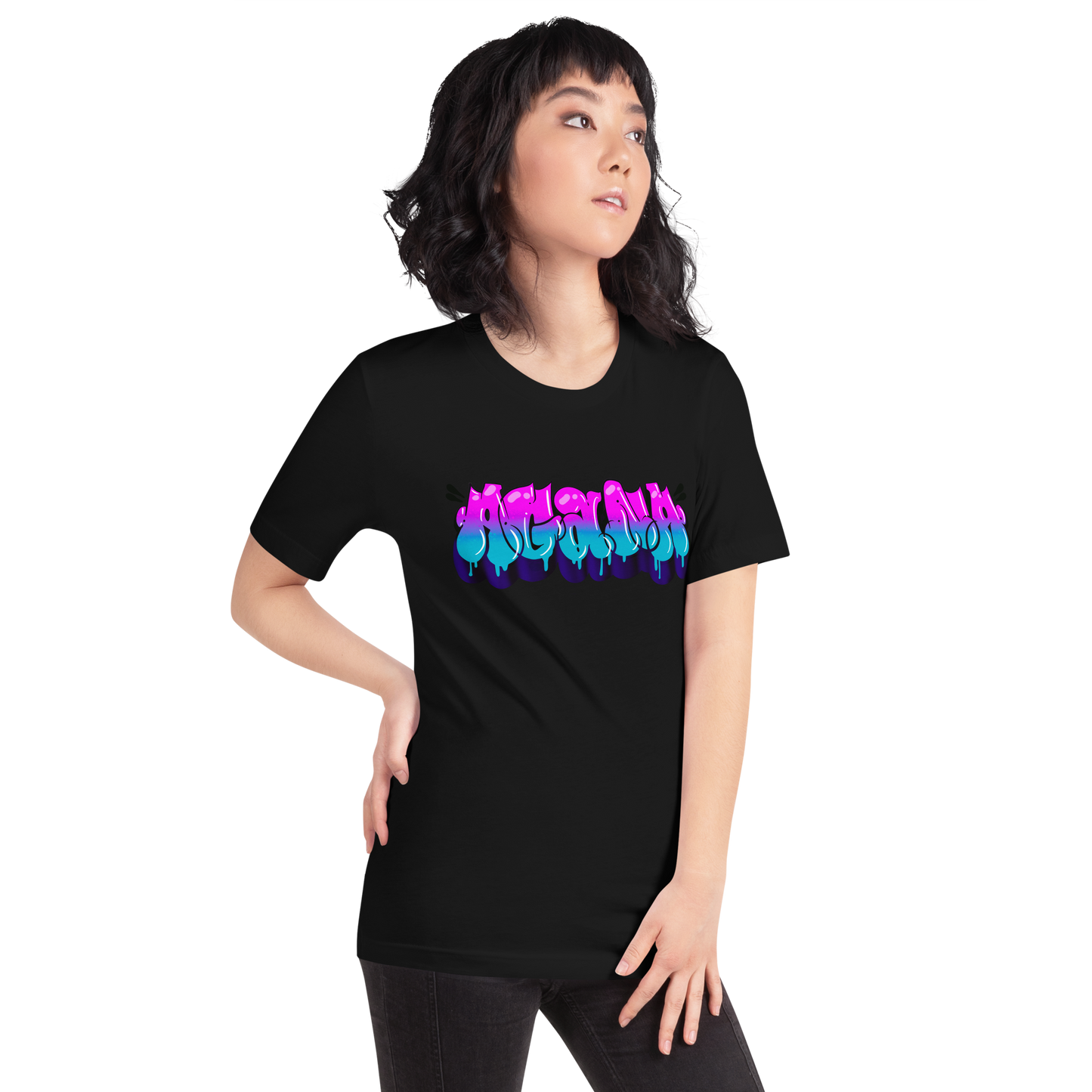 "AGANA BUBBLE DRIP" Unisex T-shirt