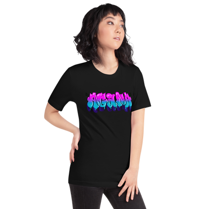 "AGANA BUBBLE DRIP" Unisex T-shirt