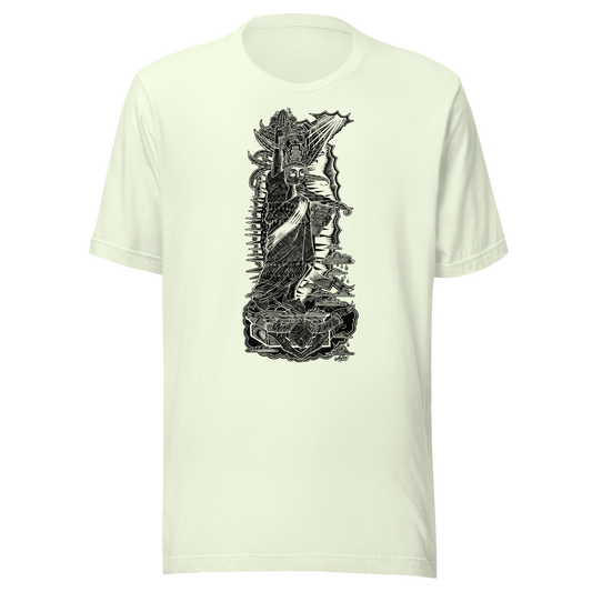 "CARVING THROUGH BORDERS" Unisex T-shirt