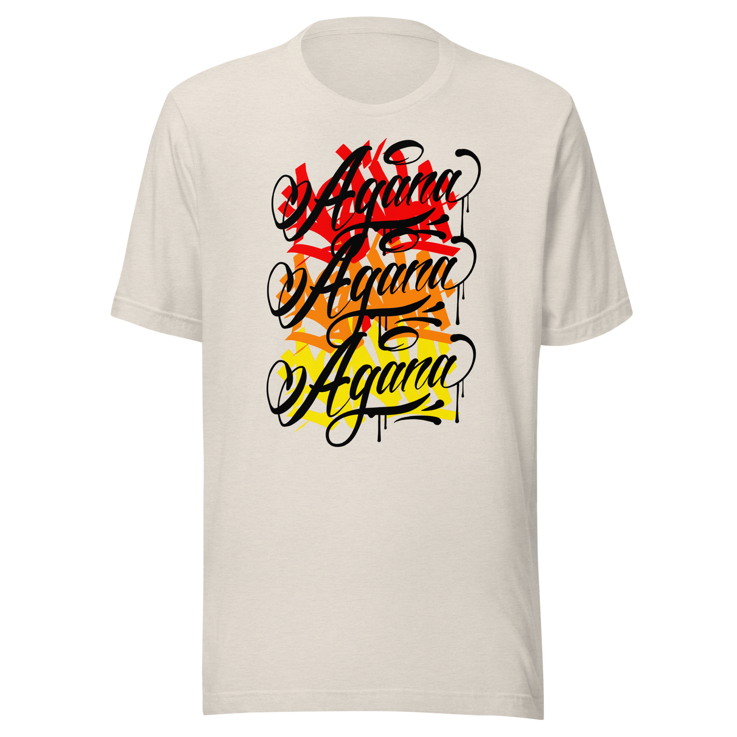 "AGANA HANDSTYLES" Unisex T-shirt BLK