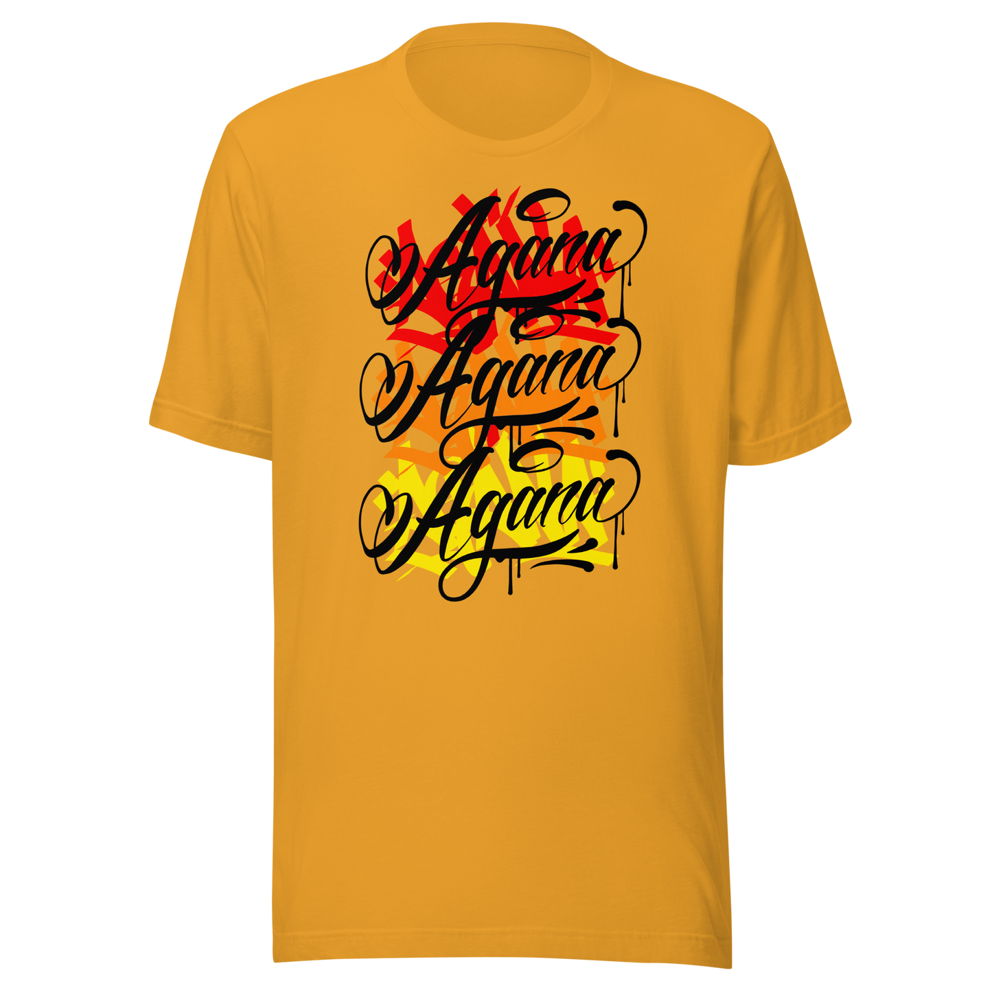 "AGANA HANDSTYLES" Unisex T-shirt BLK