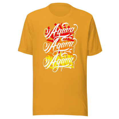 "AGANA HANDSTYLES" Unisex T-shirt WHT