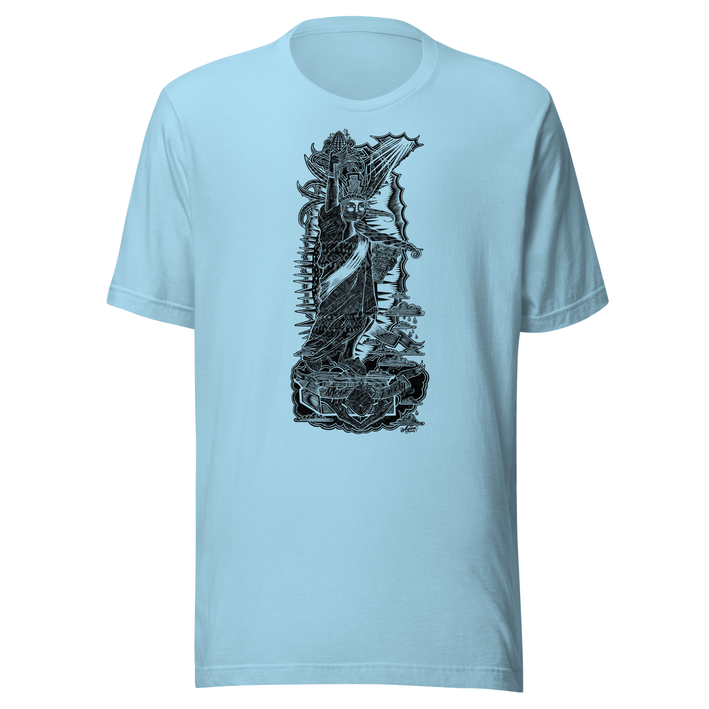 "CARVING THROUGH BORDERS" Unisex T-shirt