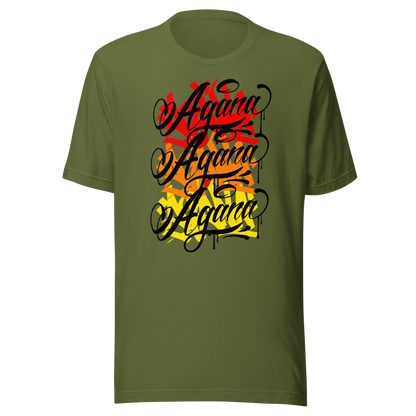 "AGANA HANDSTYLES" Unisex T-shirt BLK