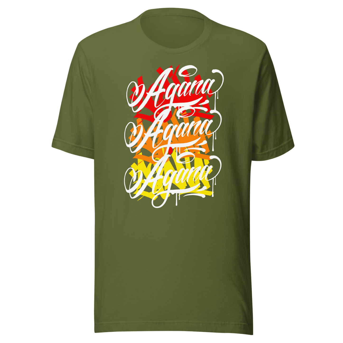 "AGANA HANDSTYLES" Unisex T-shirt WHT