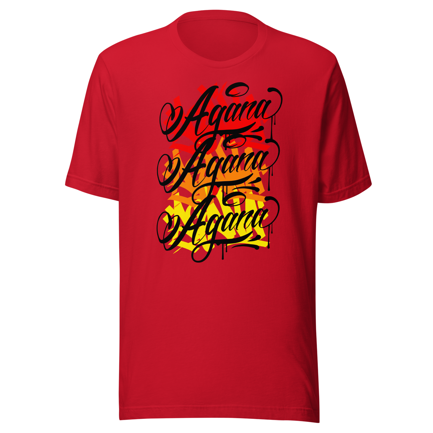 "AGANA HANDSTYLES" Unisex T-shirt BLK