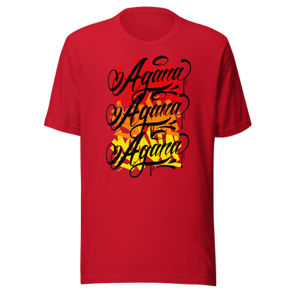 "AGANA HANDSTYLES" Unisex T-shirt BLK