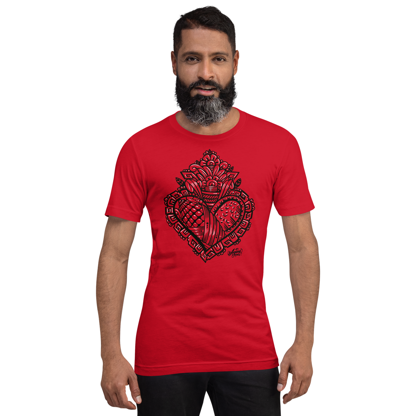 "POR AMOR" Unisex T-shirt BLK