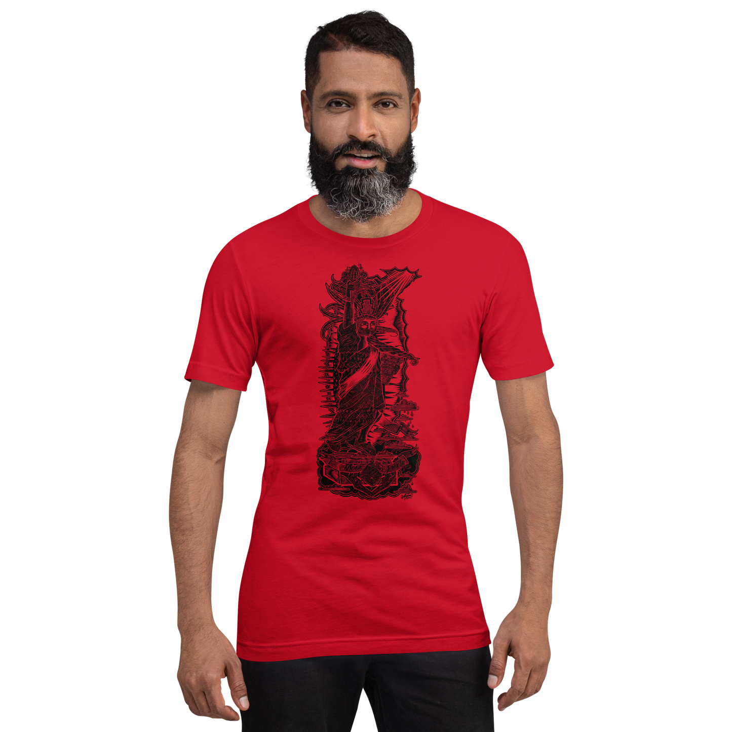 "CARVING THROUGH BORDERS" Unisex T-shirt