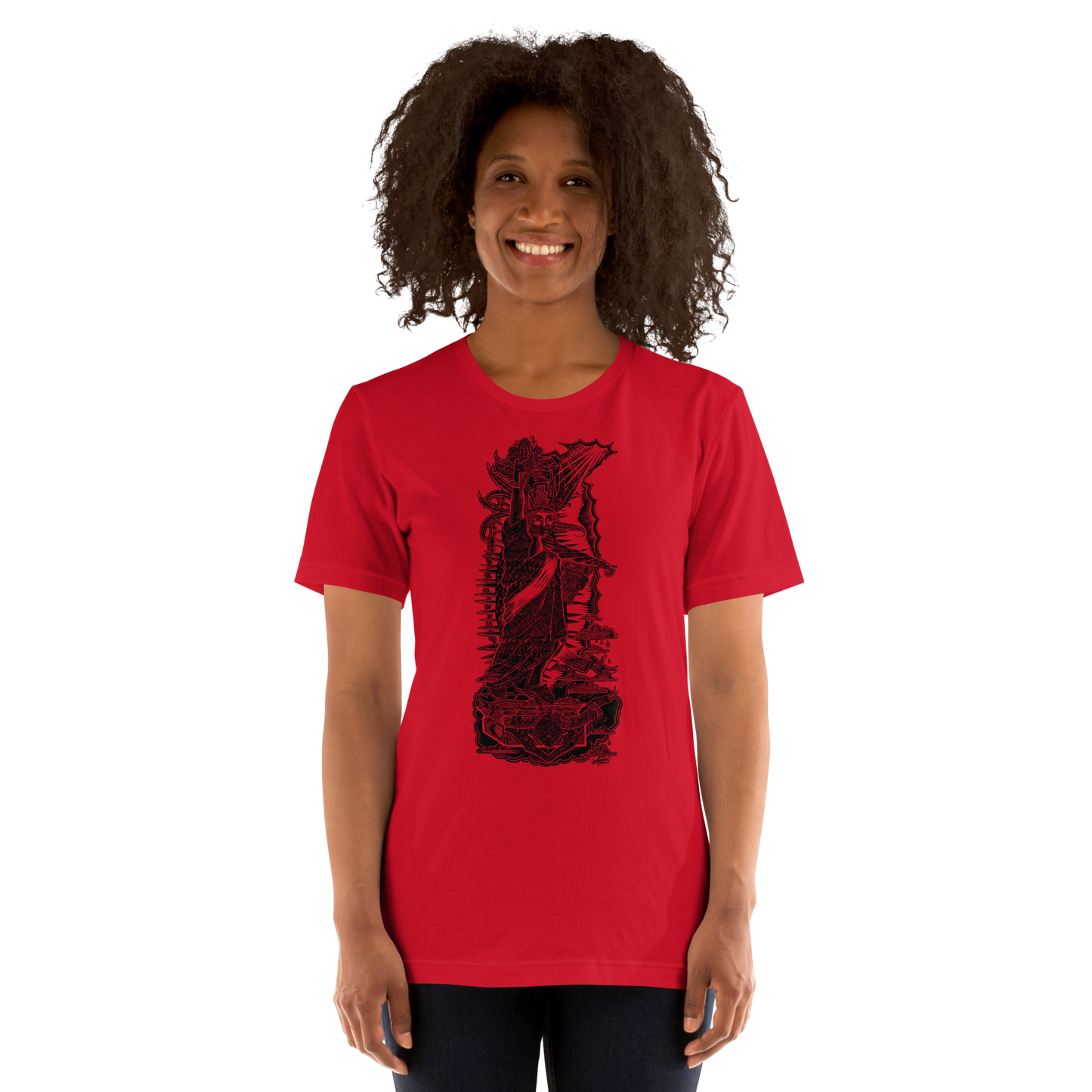 "CARVING THROUGH BORDERS" Unisex T-shirt