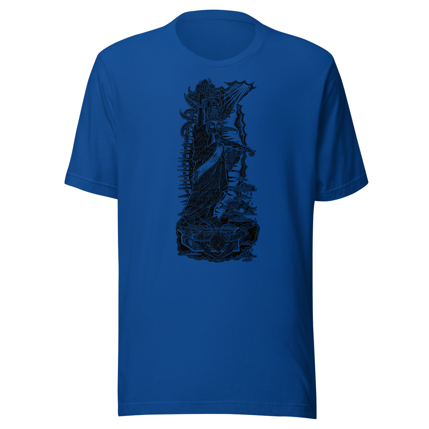 "CARVING THROUGH BORDERS" Unisex T-shirt