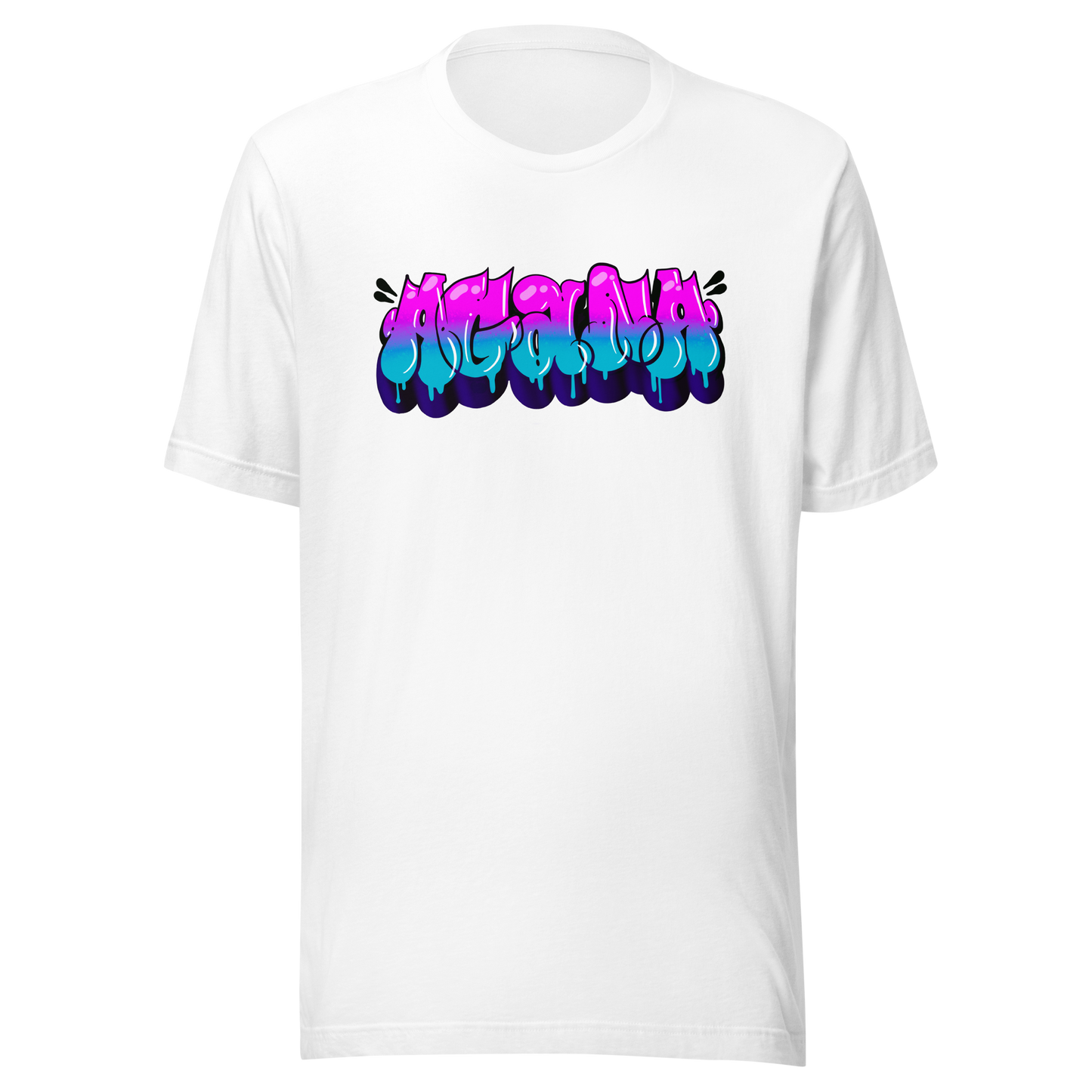 "AGANA BUBBLE DRIP" Unisex T-shirt