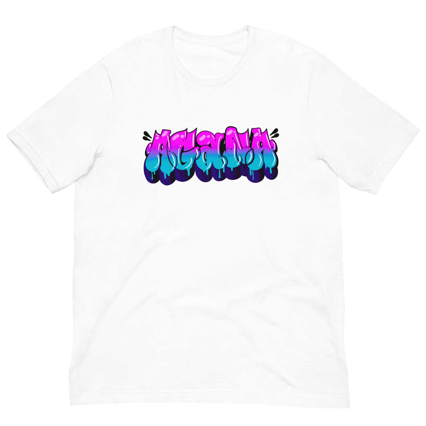 "AGANA BUBBLE DRIP" Unisex T-shirt