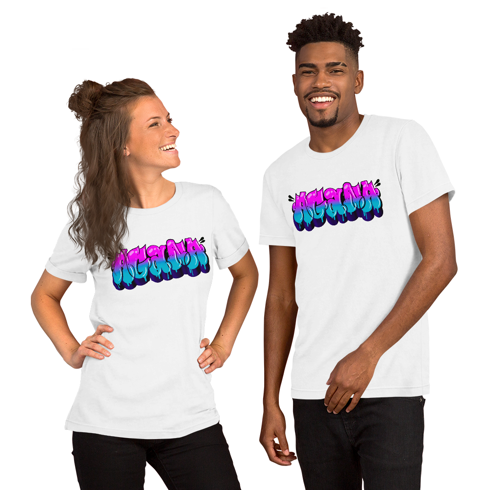 "AGANA BUBBLE DRIP" Unisex T-shirt