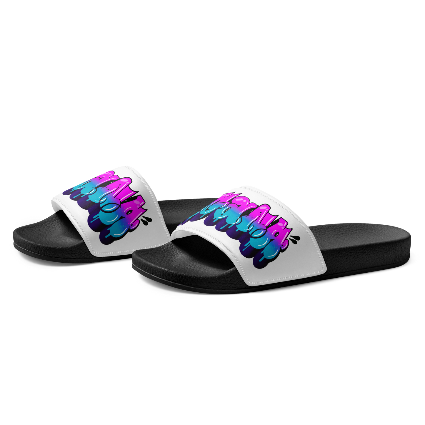 "AGANA BUBBLE DRIP" Women's Slides